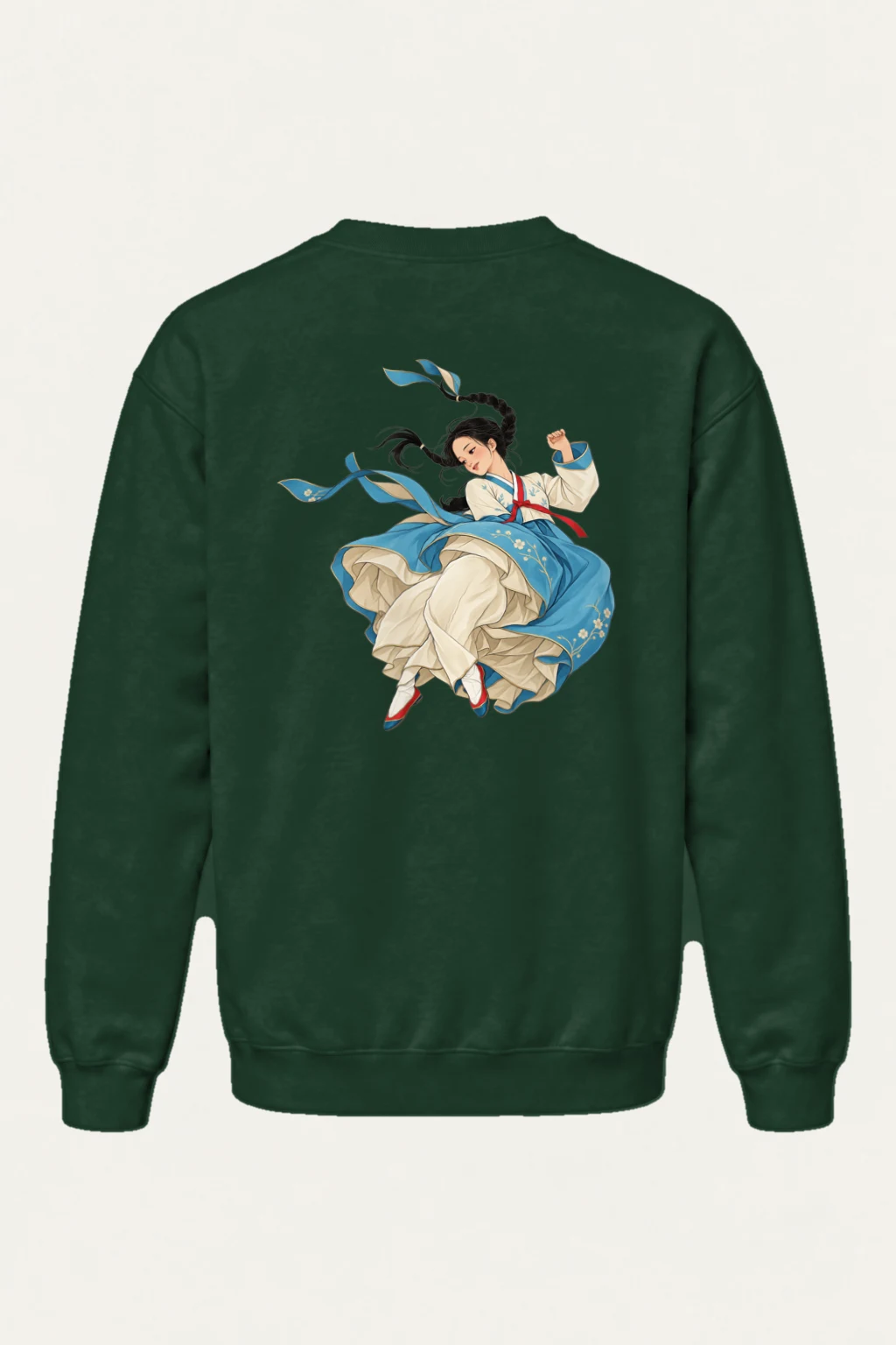 "Hanbok Dance" Heavy Blend Unisex Crewneck Sweatshirt | Gildan 18000