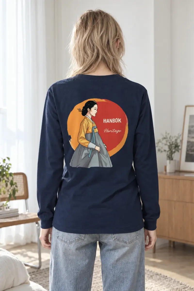 "Hanbok Heritage" Unisex Longsleeve T-shirt