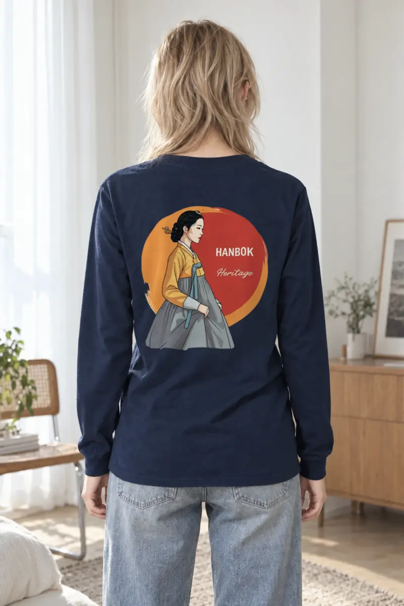 "Hanbok Heritage" Unisex Longsleeve T-shirt