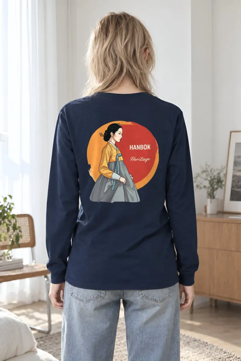 "Hanbok Heritage" Unisex Longsleeve T-shirt