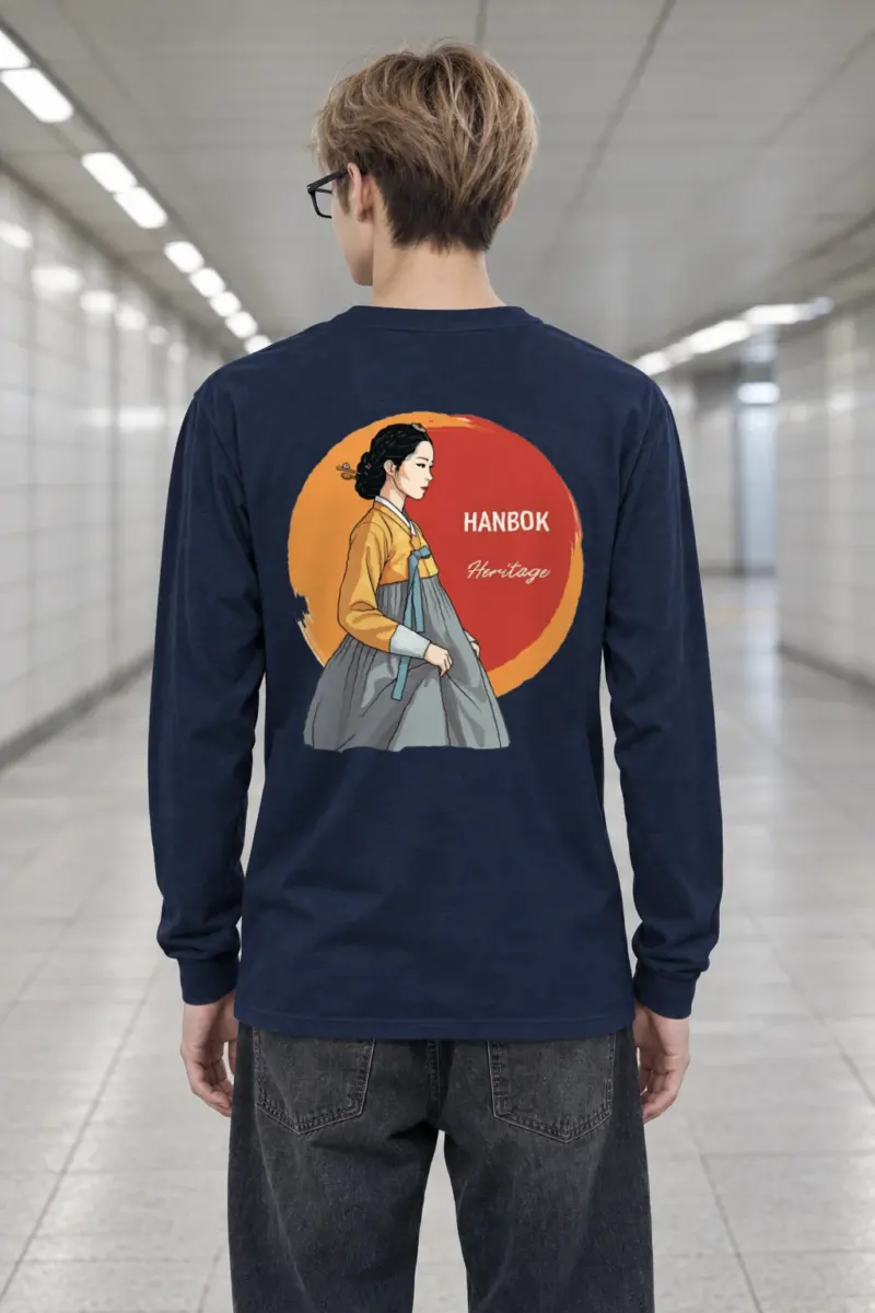 "Hanbok Heritage" Unisex Longsleeve T-shirt
