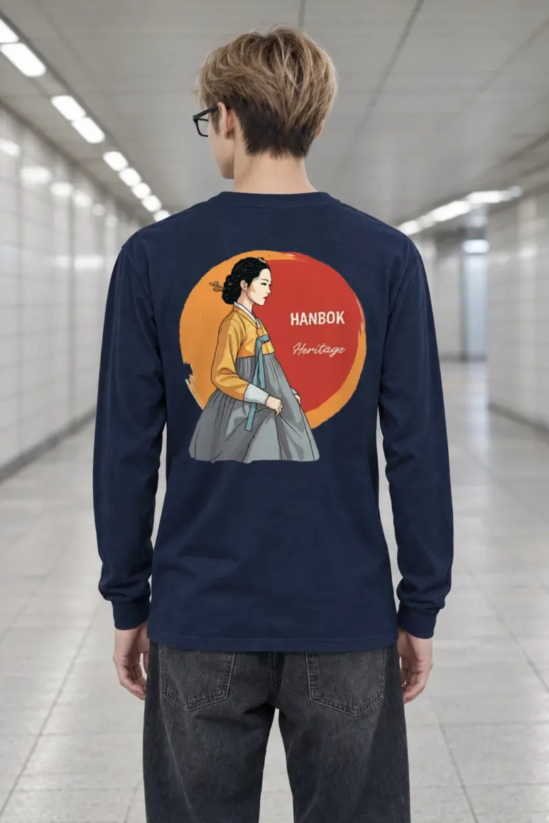 "Hanbok Heritage" Unisex Longsleeve T-shirt