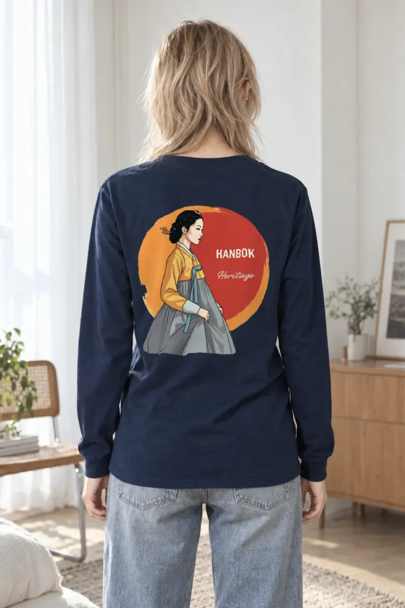 "Hanbok Heritage" Unisex Longsleeve T-shirt