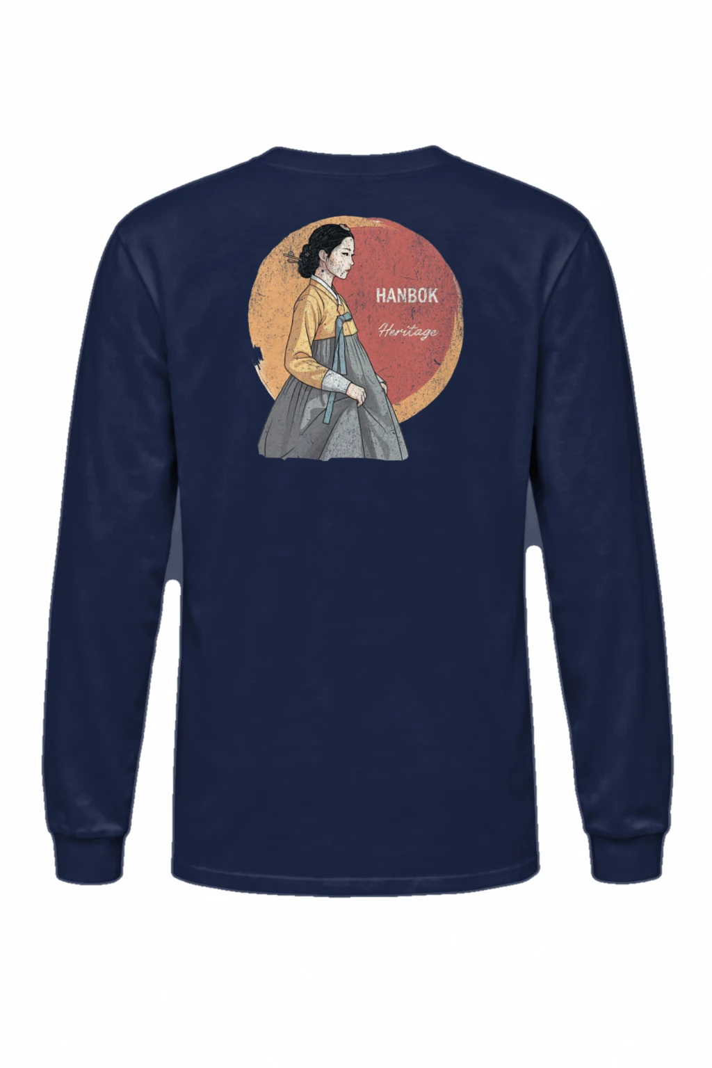"Hanbok Heritage" Unisex Longsleeve T-shirt | Gildan 2400