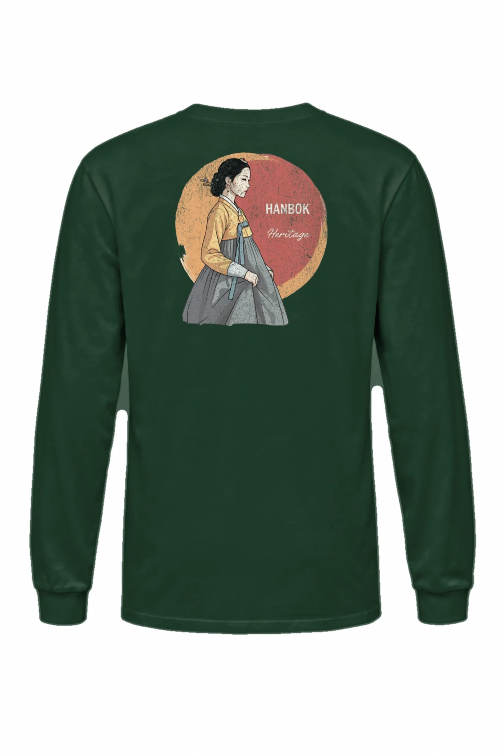 "Hanbok Heritage" Unisex Longsleeve T-shirt | Gildan 2400