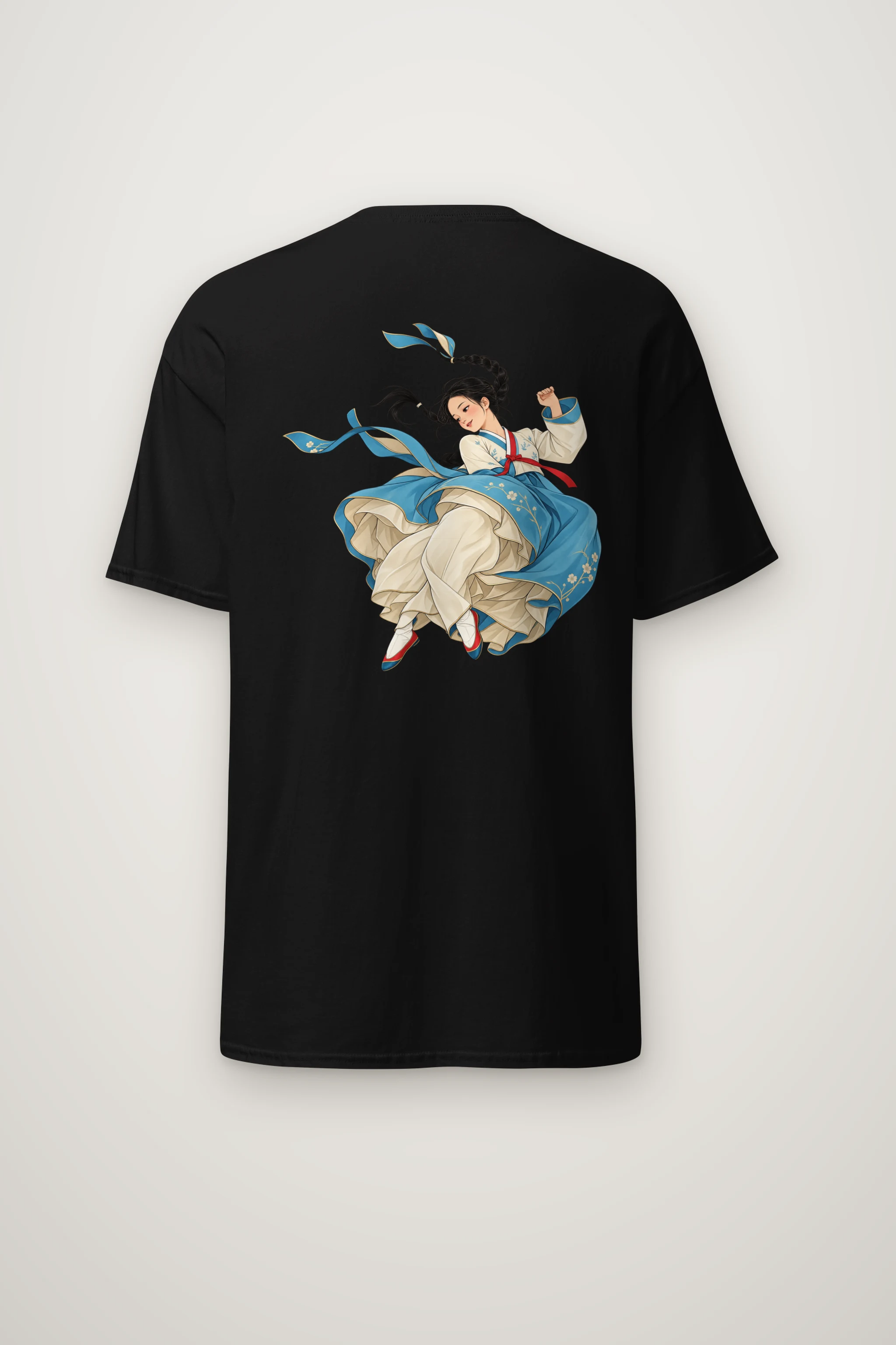 "Hanbok in Motion" Heavyweight Unisex Crewneck T-shirt
