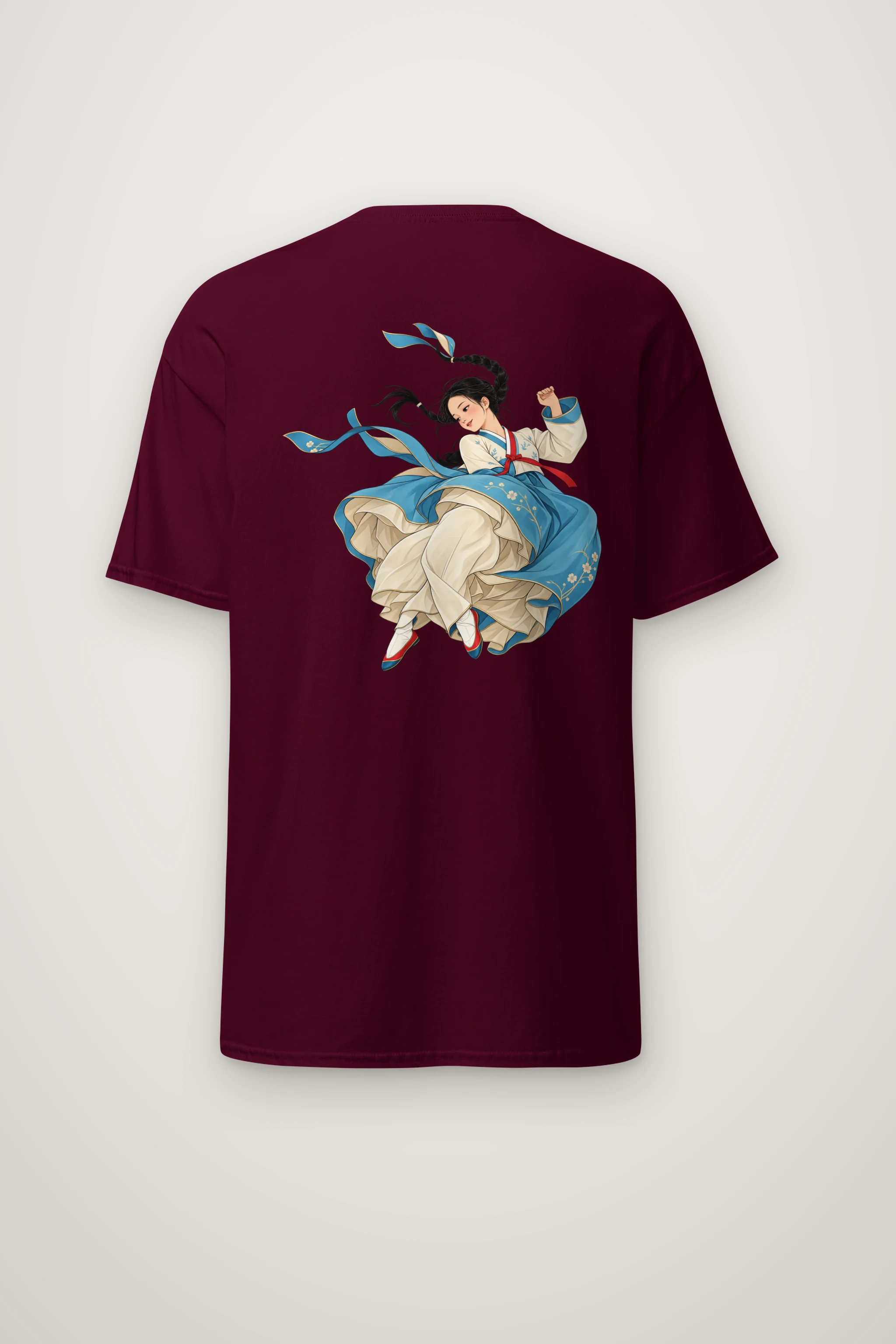 "Hanbok in Motion" Heavyweight Unisex Crewneck T-shirt