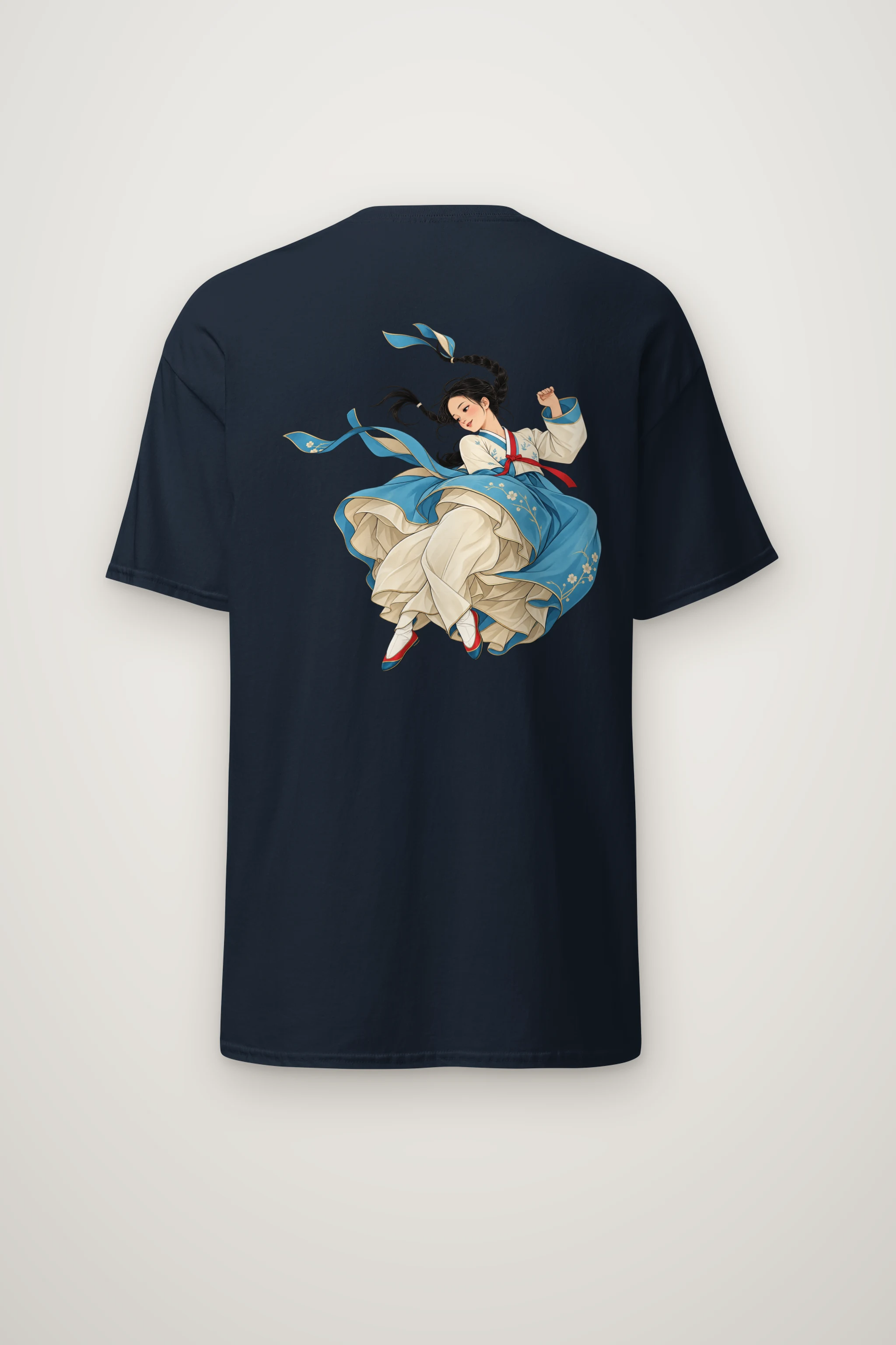 "Hanbok in Motion" Heavyweight Unisex Crewneck T-shirt