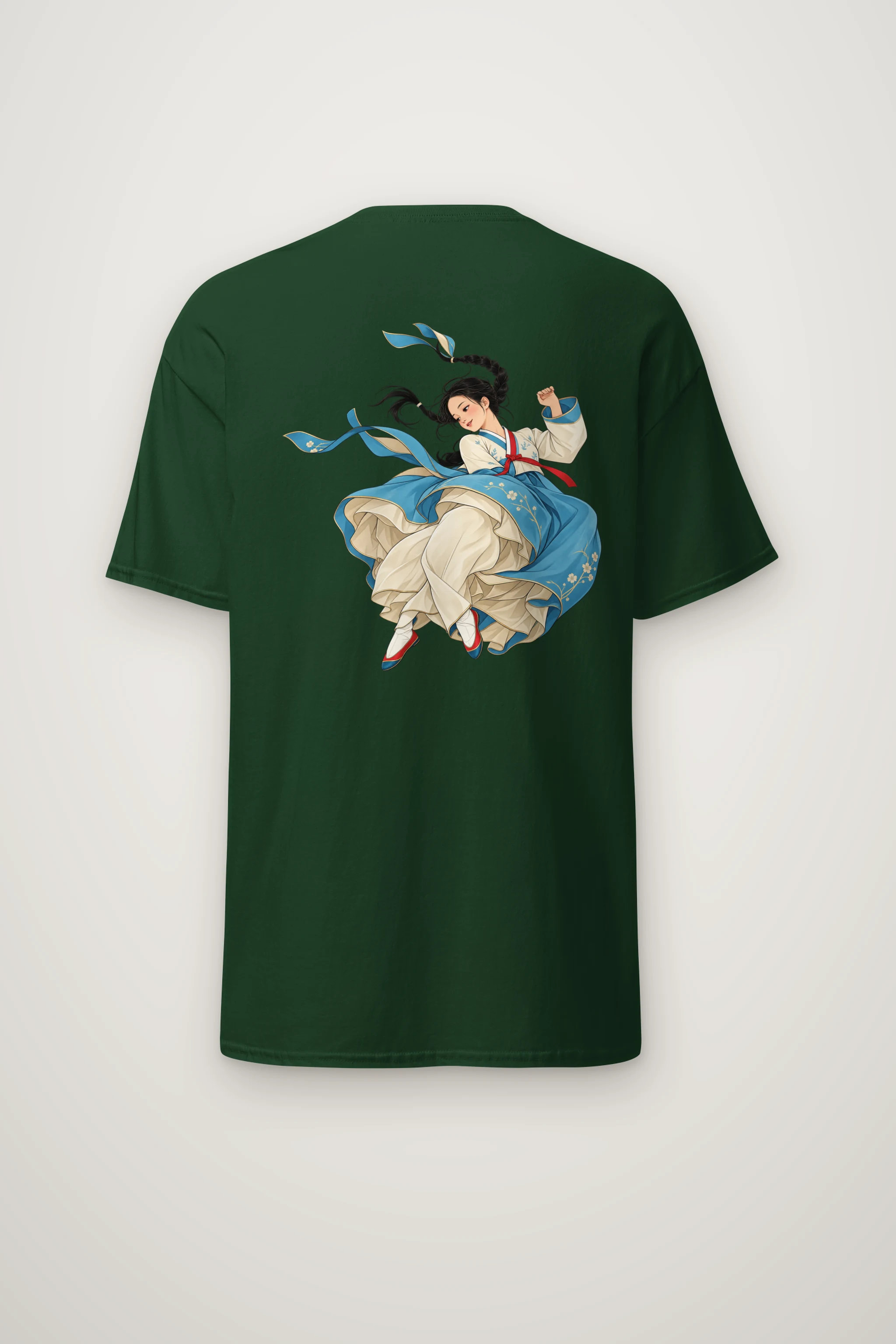 "Hanbok in Motion" Heavyweight Unisex Crewneck T-shirt
