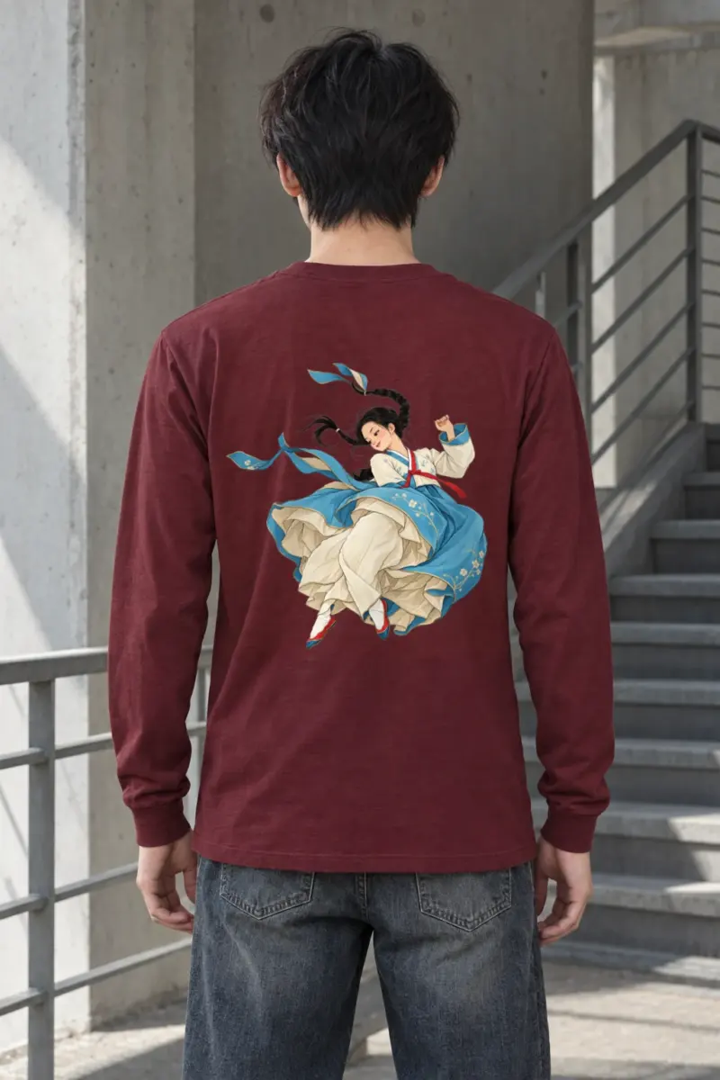 "Hanbok Motion" Unisex Longsleeve T-shirt