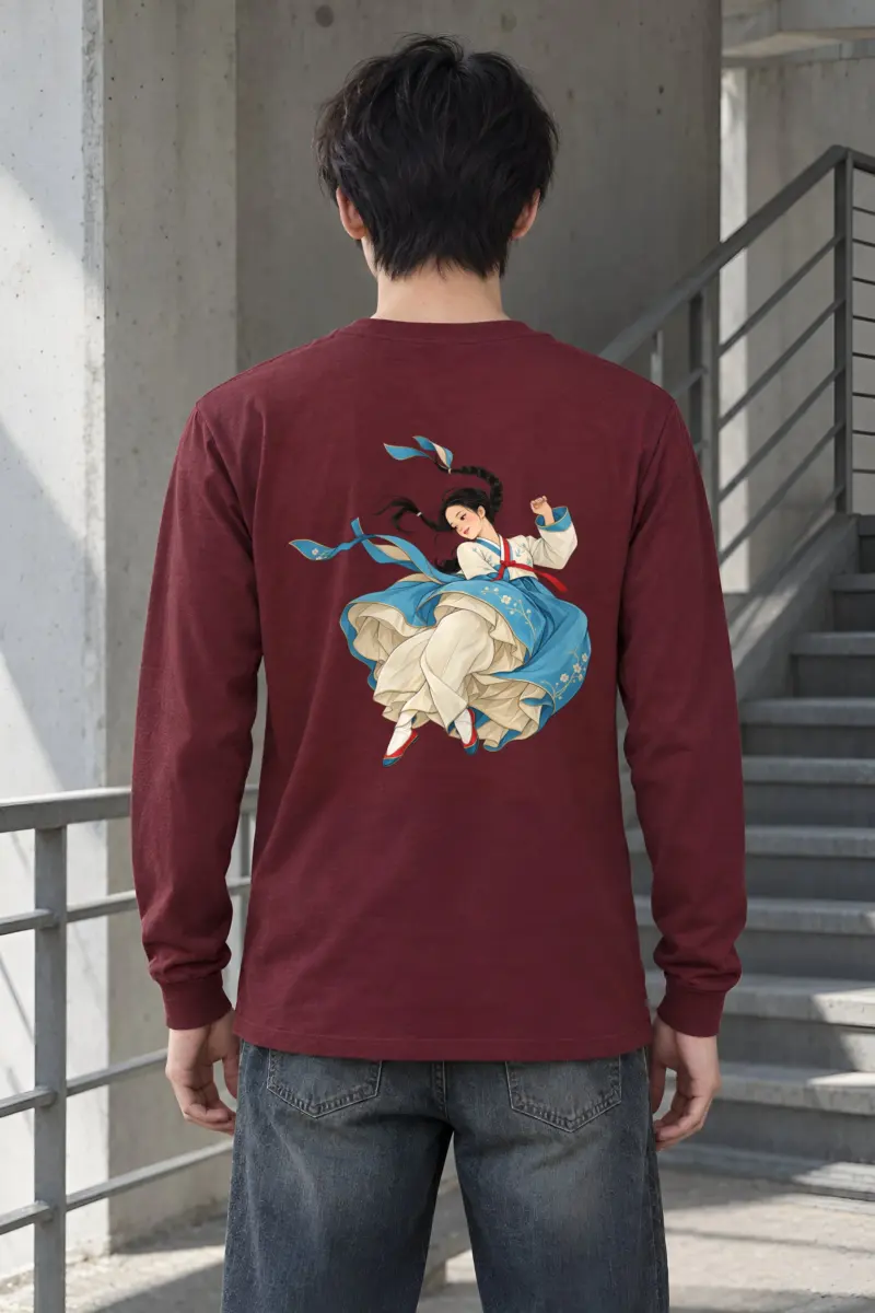 "Hanbok Motion" Unisex Longsleeve T-shirt