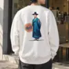 "Hanbok Portrait" Heavy Blend Unisex Crewneck Sweatshirt | Gildan 18000