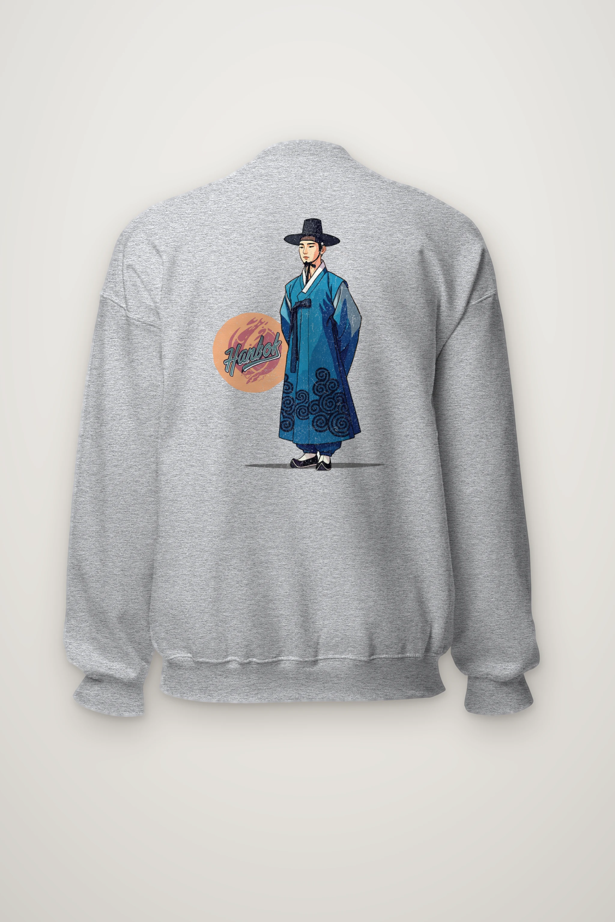 "Hanbok Portrait" Heavy Blend Unisex Crewneck Sweatshirt