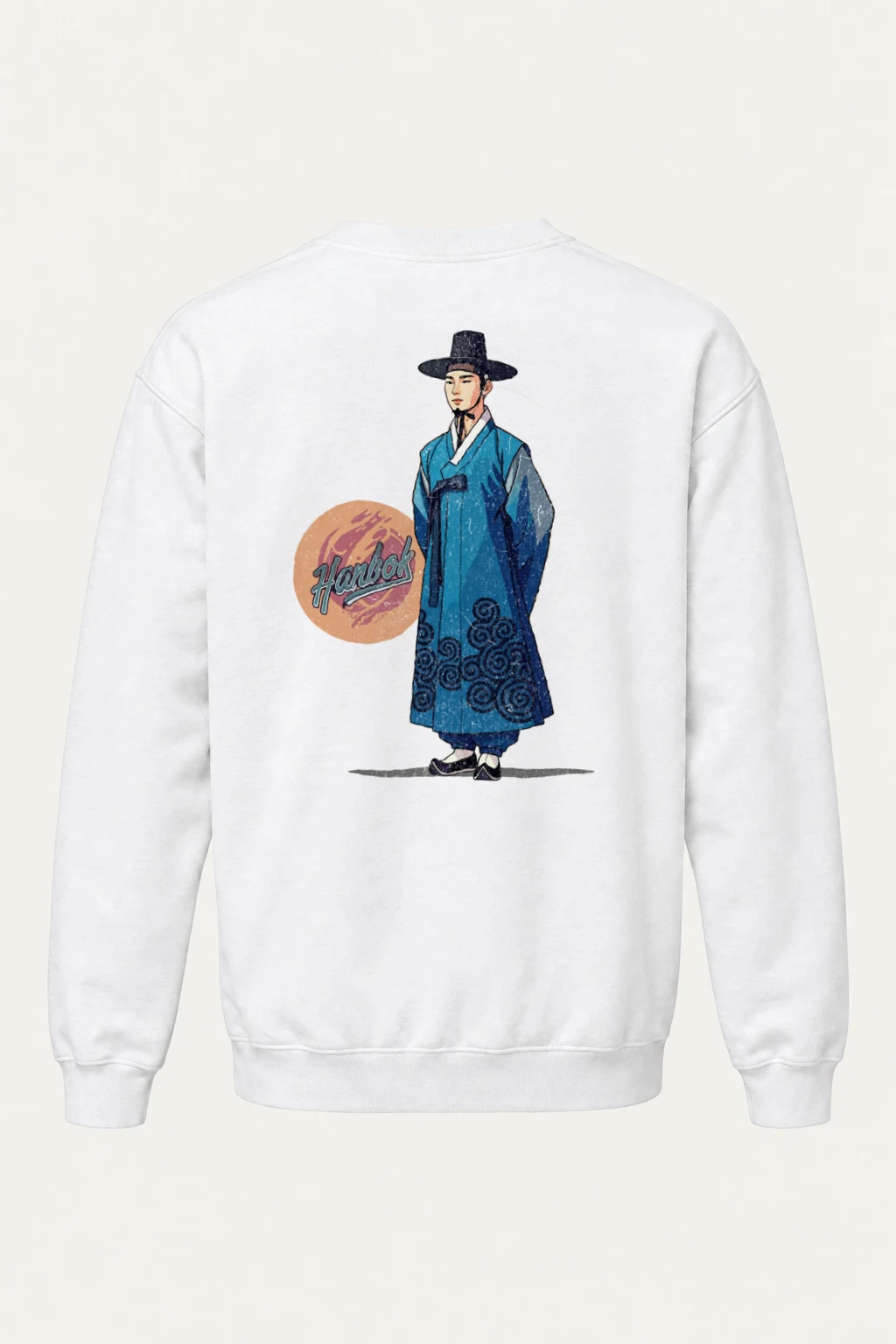 "Hanbok Portrait" Heavy Blend Unisex Crewneck Sweatshirt | Gildan 18000