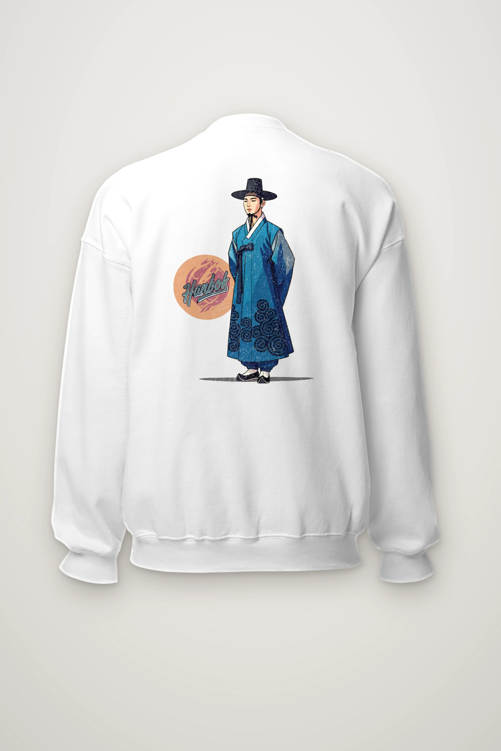 "Hanbok Portrait" Heavy Blend Unisex Crewneck Sweatshirt