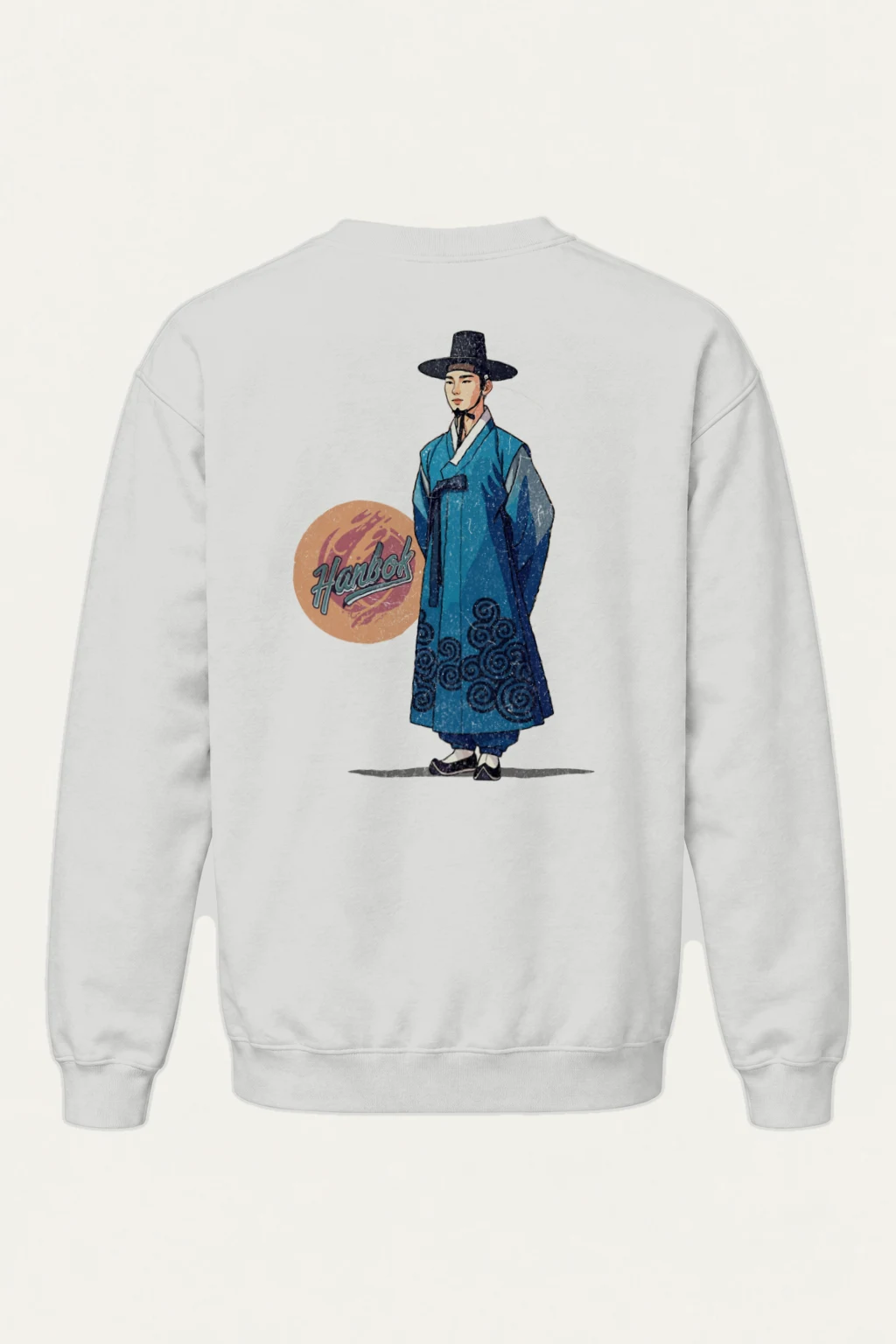 "Hanbok Portrait" Heavy Blend Unisex Crewneck Sweatshirt | Gildan 18000