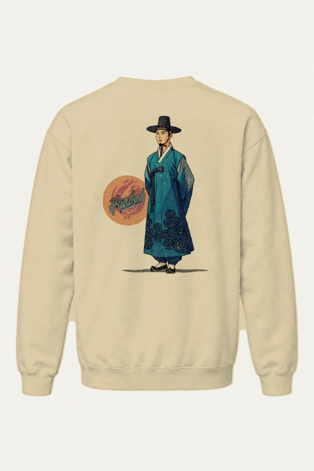 "Hanbok Portrait" Heavy Blend Unisex Crewneck Sweatshirt | Gildan 18000