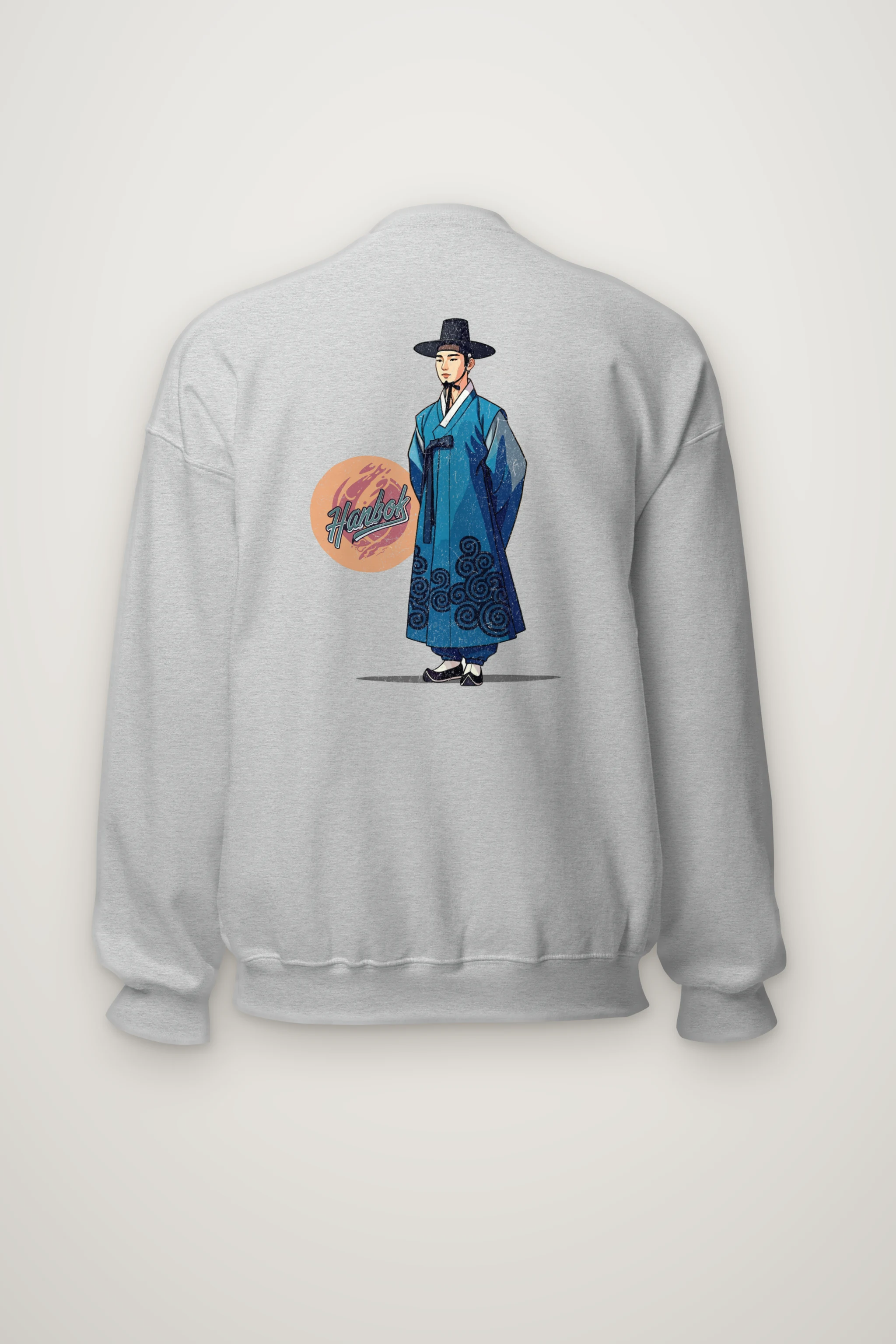 "Hanbok Portrait" Heavy Blend Unisex Crewneck Sweatshirt