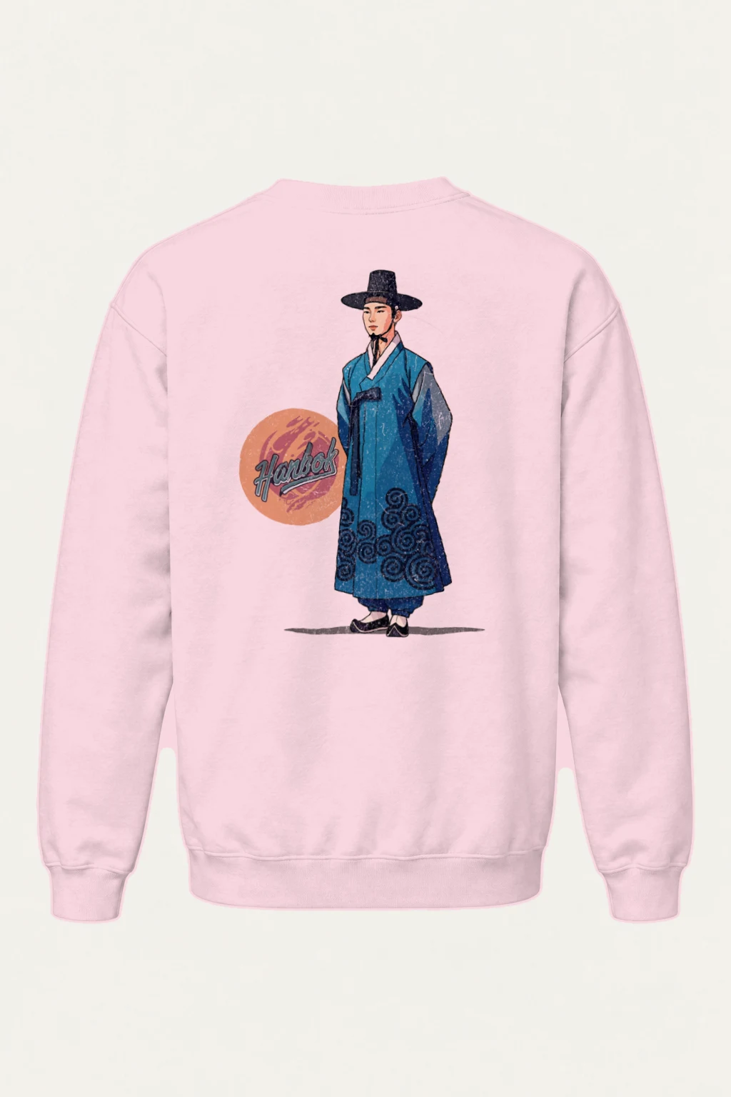 "Hanbok Portrait" Heavy Blend Unisex Crewneck Sweatshirt | Gildan 18000