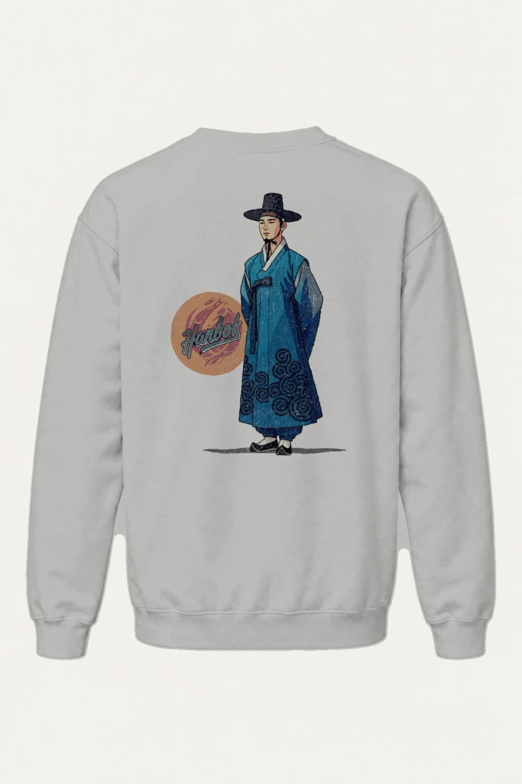 "Hanbok Portrait" Heavy Blend Unisex Crewneck Sweatshirt | Gildan 18000