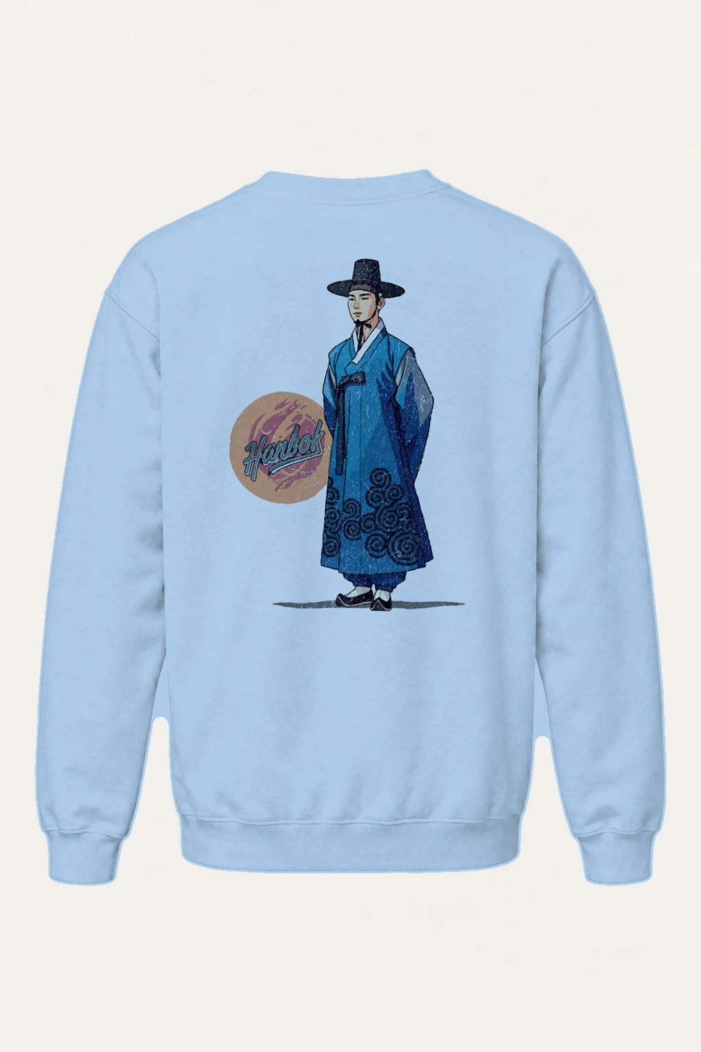 "Hanbok Portrait" Heavy Blend Unisex Crewneck Sweatshirt | Gildan 18000