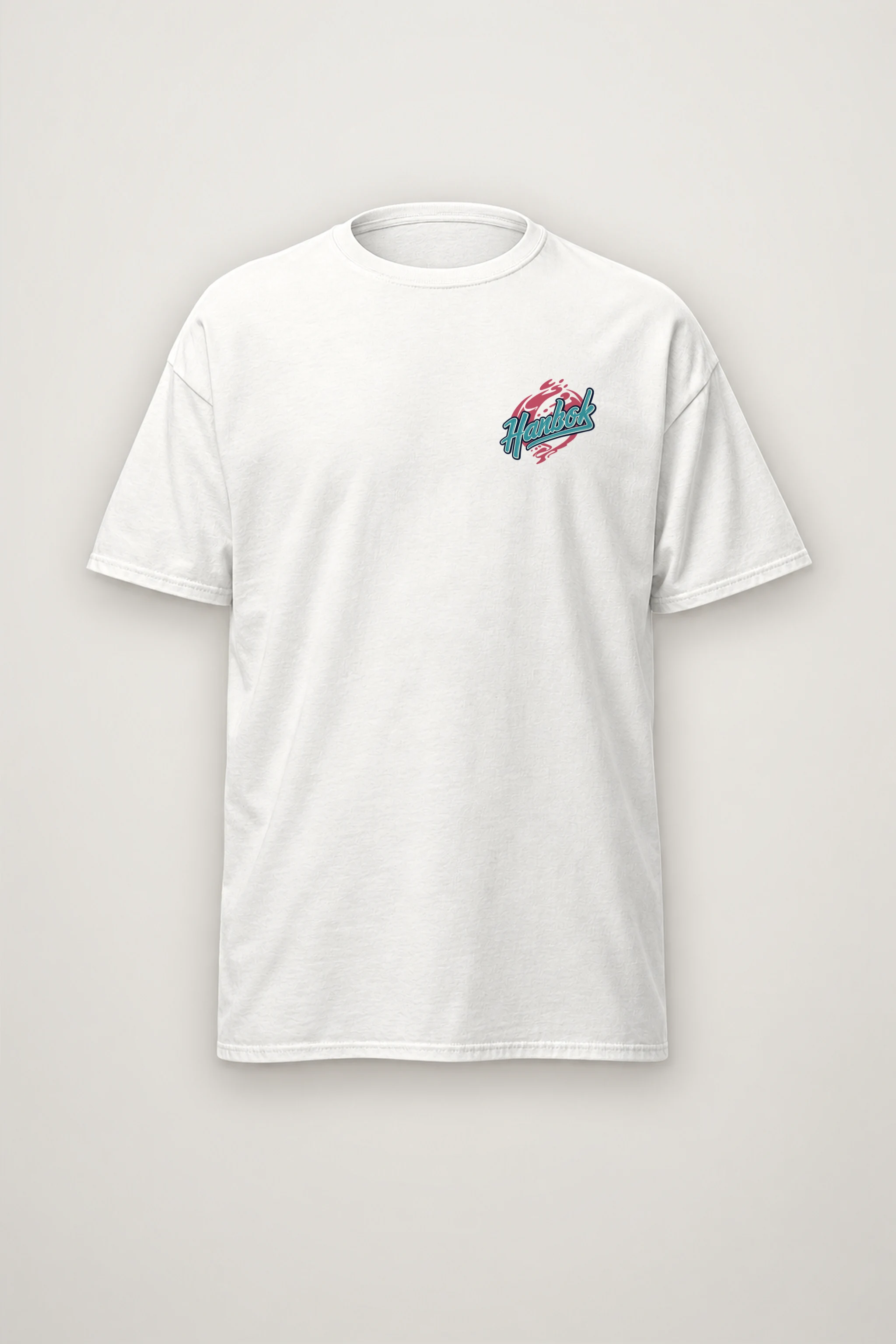 "Hanbok Portrait" Heavyweight Unisex Crewneck T-shirt