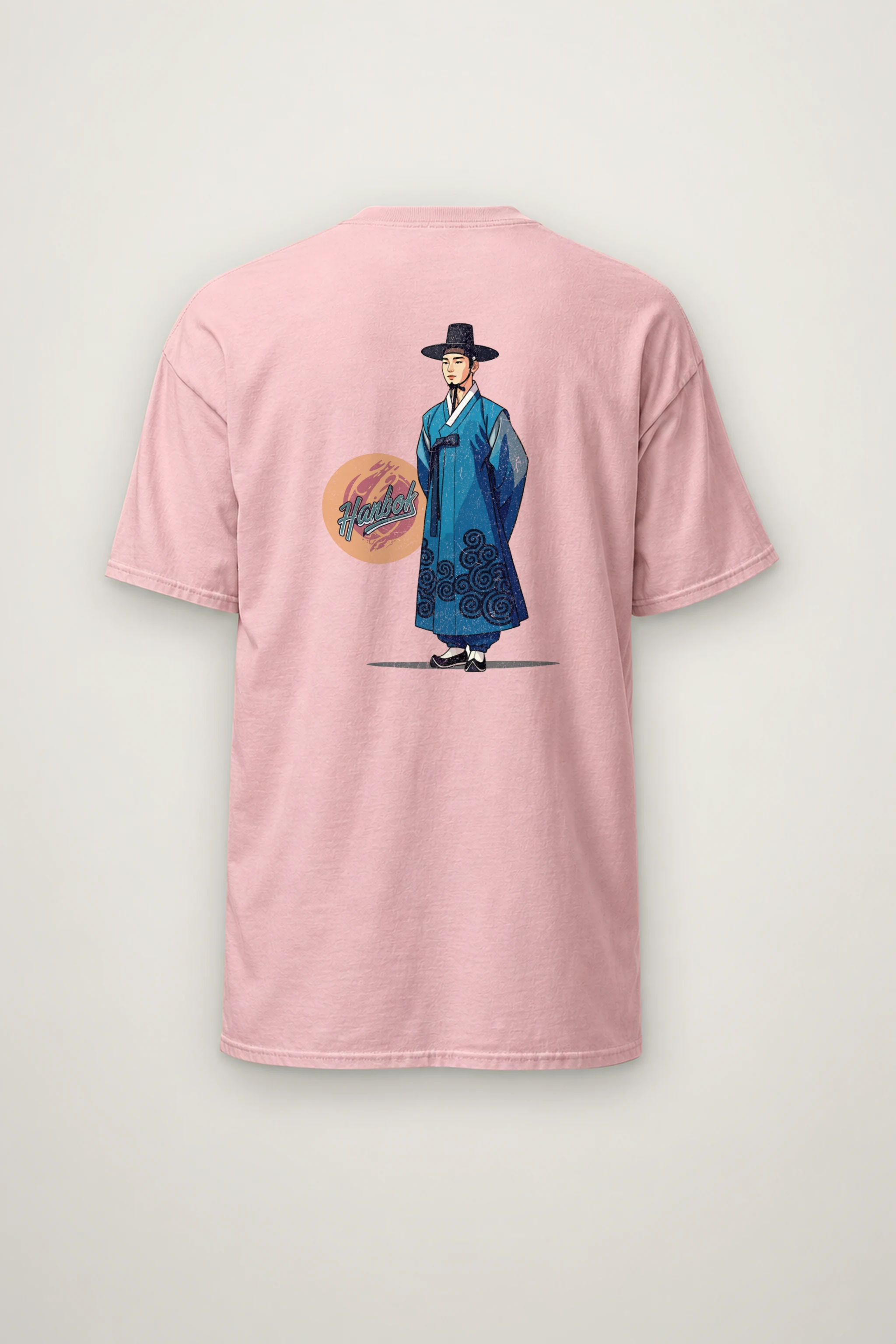 "Hanbok Portrait" Heavyweight Unisex Crewneck T-shirt