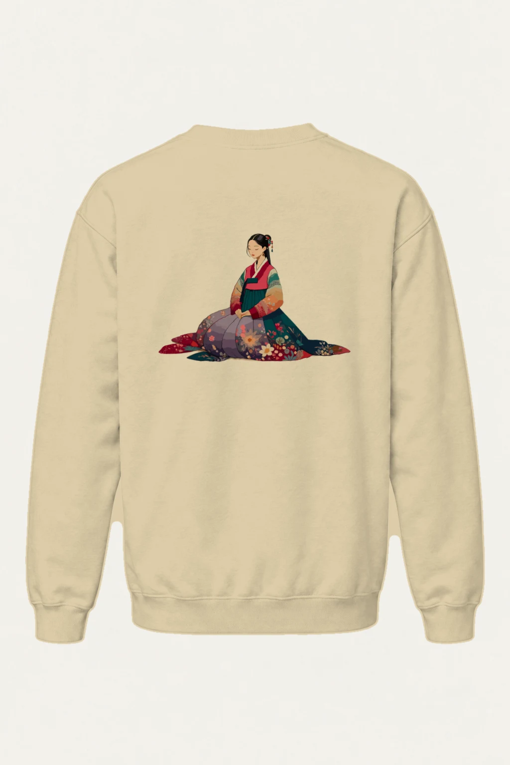 "Hanbok Reverie" Heavy Blend Unisex Crewneck Sweatshirt | Gildan 18000