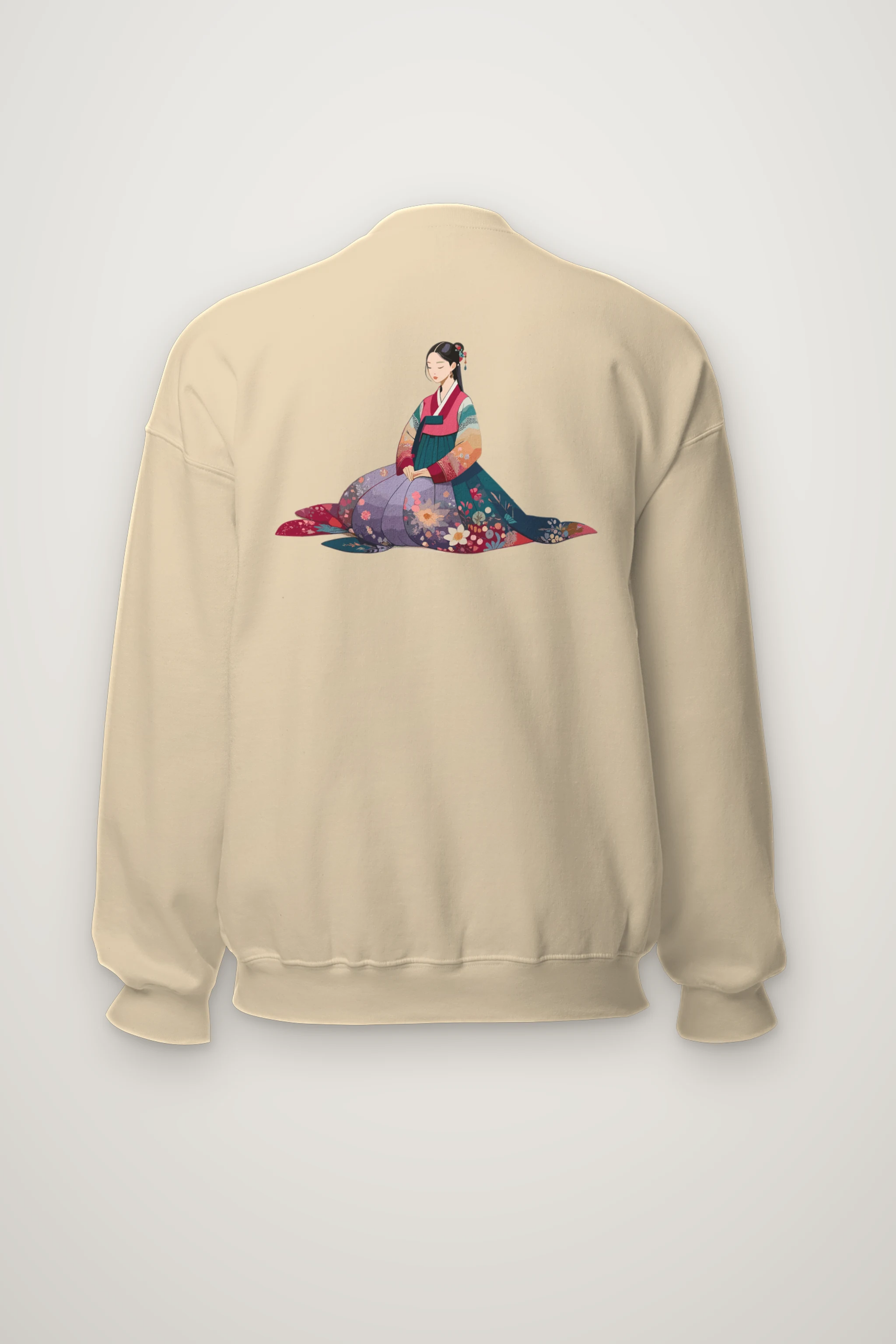 "Hanbok Reverie" Heavy Blend Unisex Crewneck Sweatshirt