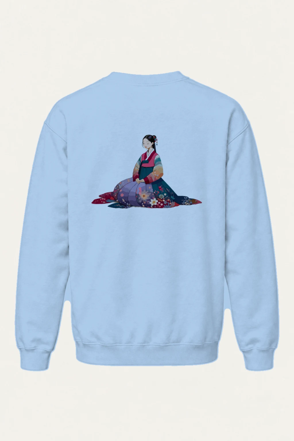 "Hanbok Reverie" Heavy Blend Unisex Crewneck Sweatshirt | Gildan 18000