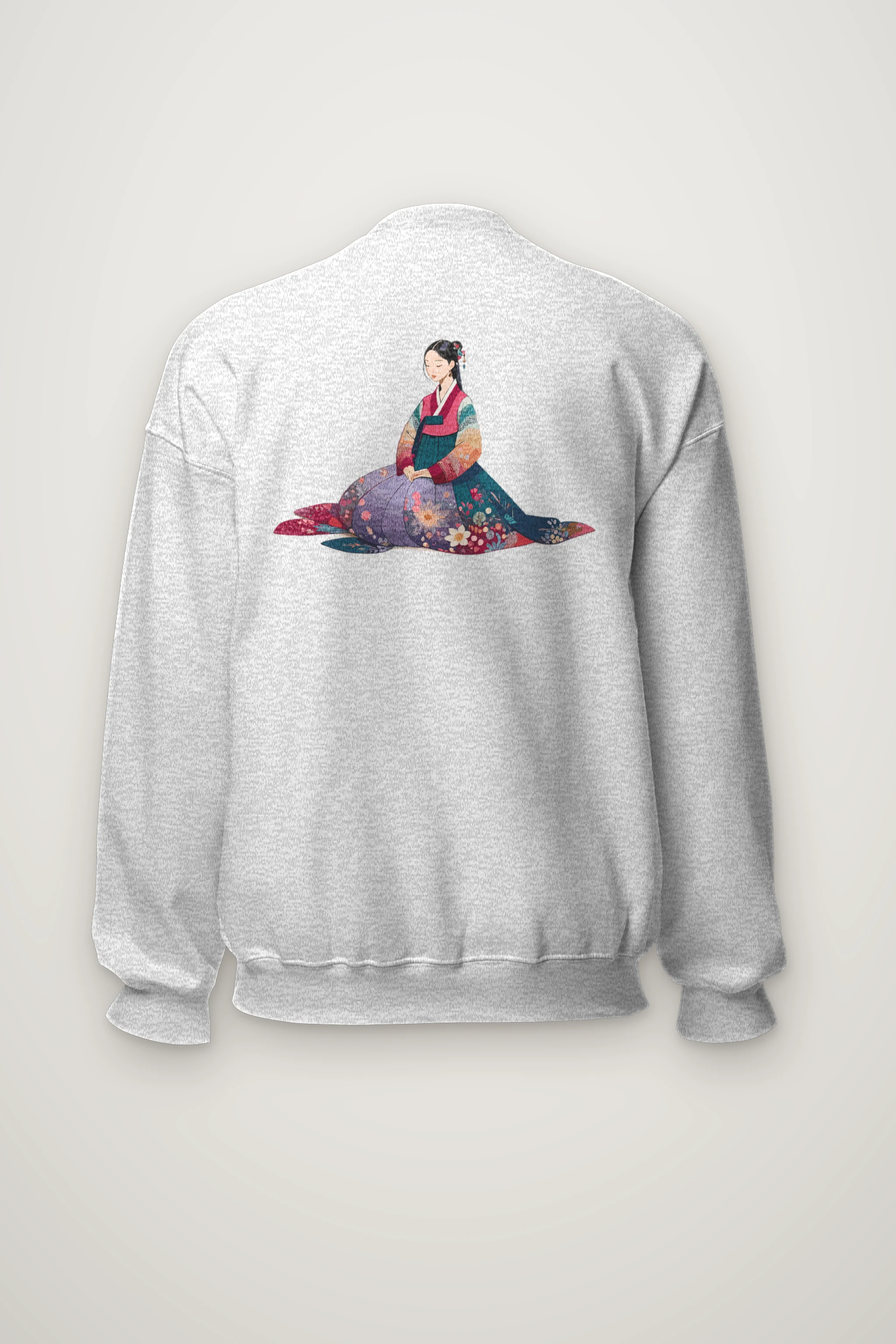 "Hanbok Reverie" Heavy Blend Unisex Crewneck Sweatshirt