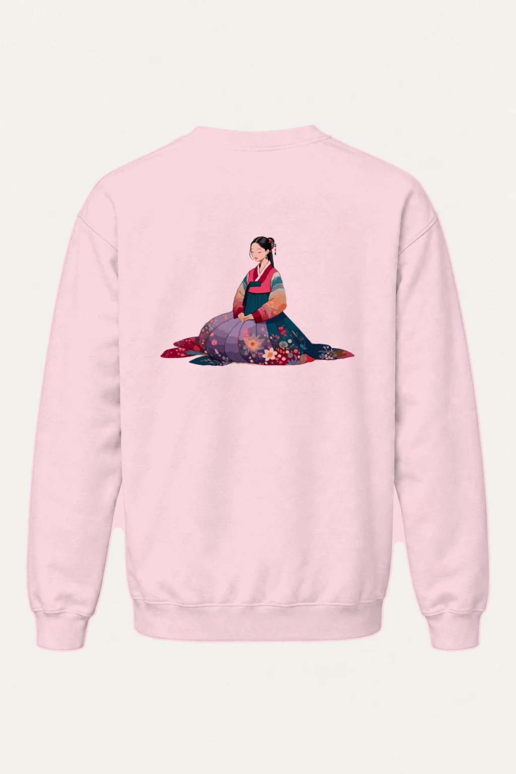 "Hanbok Reverie" Heavy Blend Unisex Crewneck Sweatshirt | Gildan 18000
