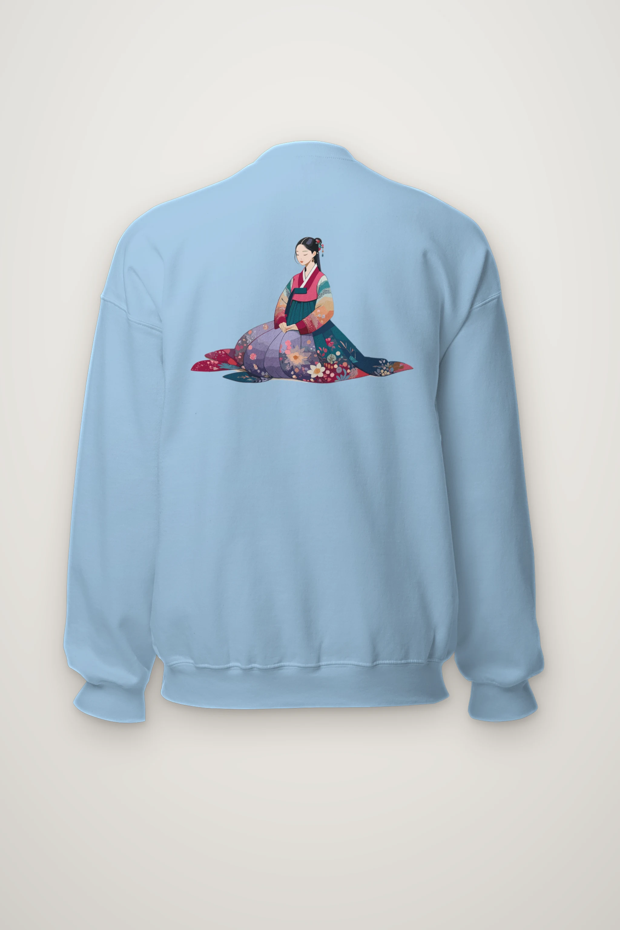 "Hanbok Reverie" Heavy Blend Unisex Crewneck Sweatshirt