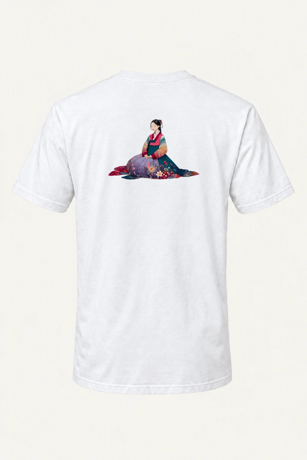 "Hanbok Reverie" Heavyweight Unisex Crewneck T-shirt | Gildan 5000