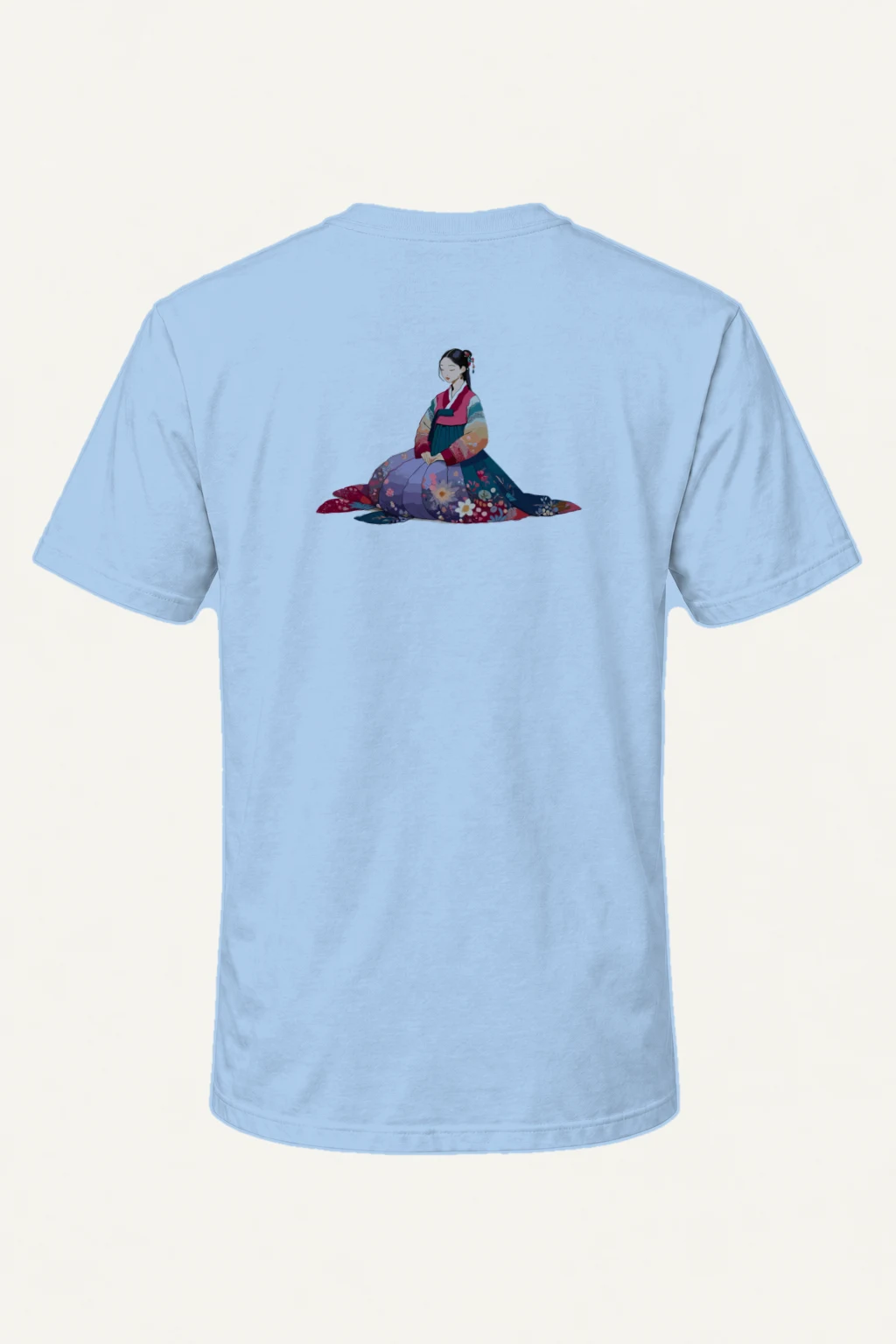 "Hanbok Reverie" Heavyweight Unisex Crewneck T-shirt | Gildan 5000