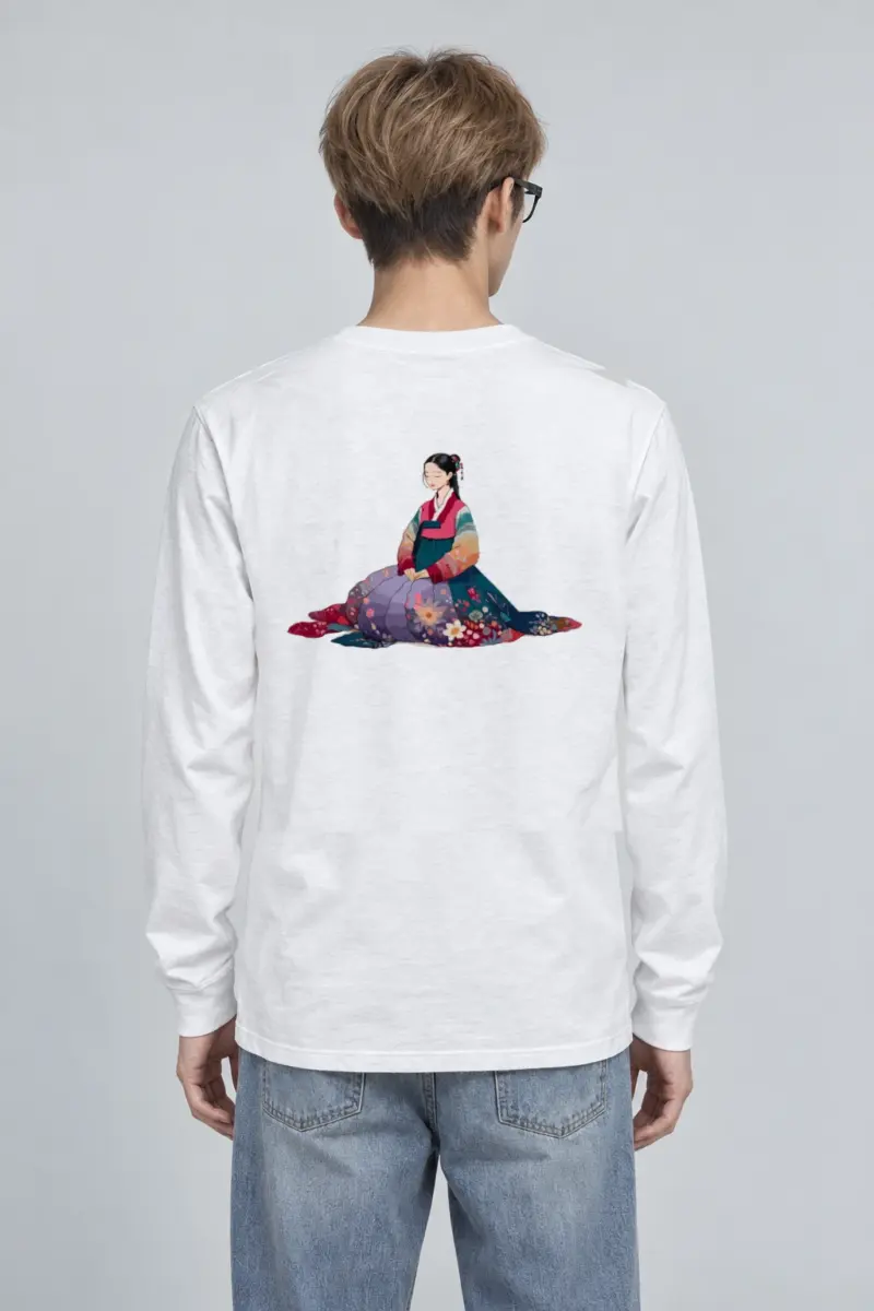 "Hanbok Reverie" Unisex Longsleeve T-shirt