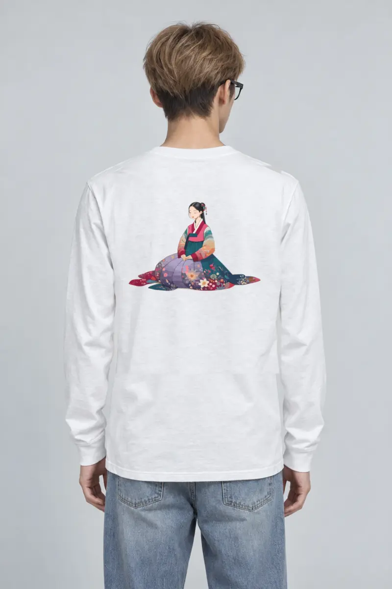 "Hanbok Reverie" Unisex Longsleeve T-shirt