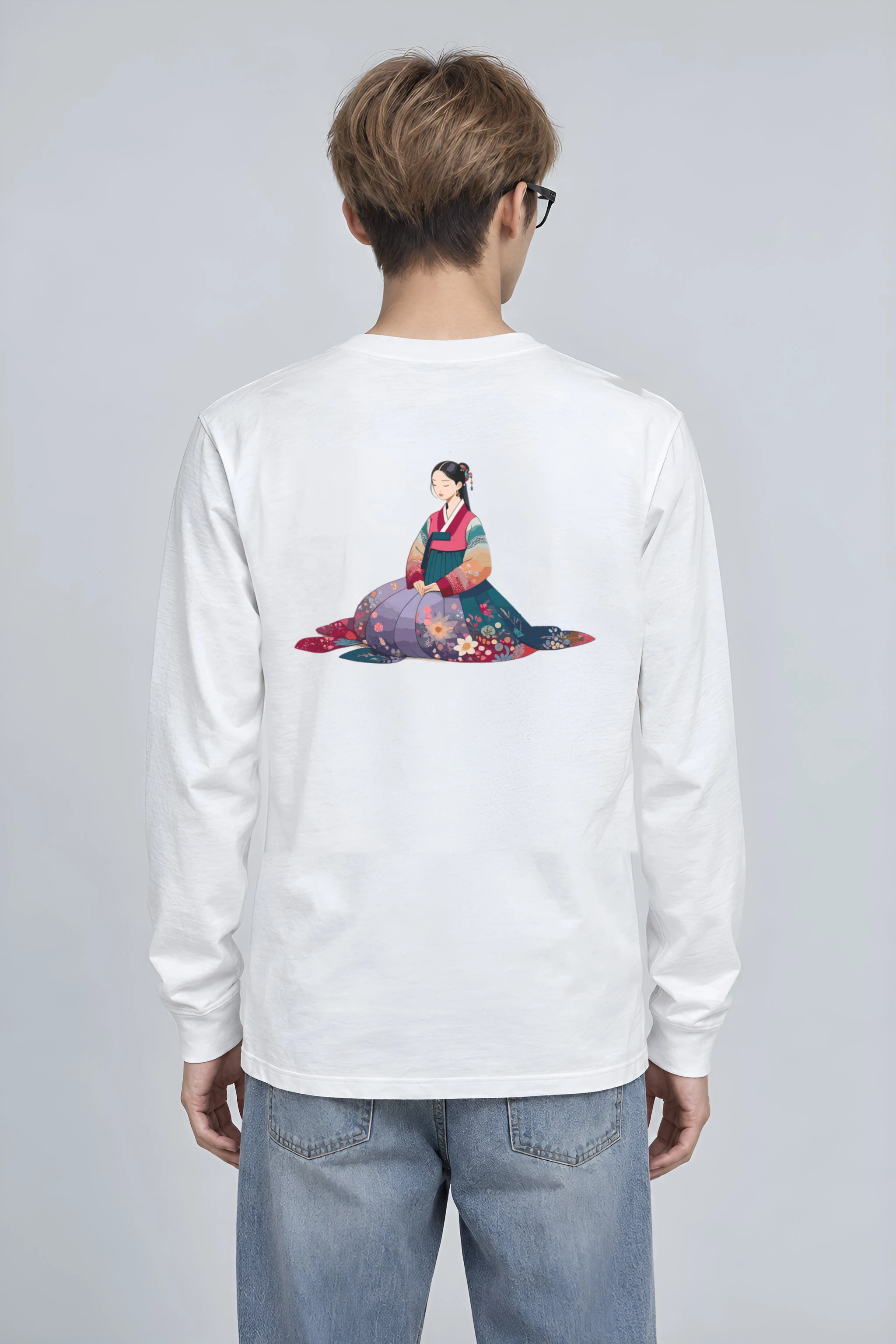 "Hanbok Reverie" Unisex Longsleeve T-shirt