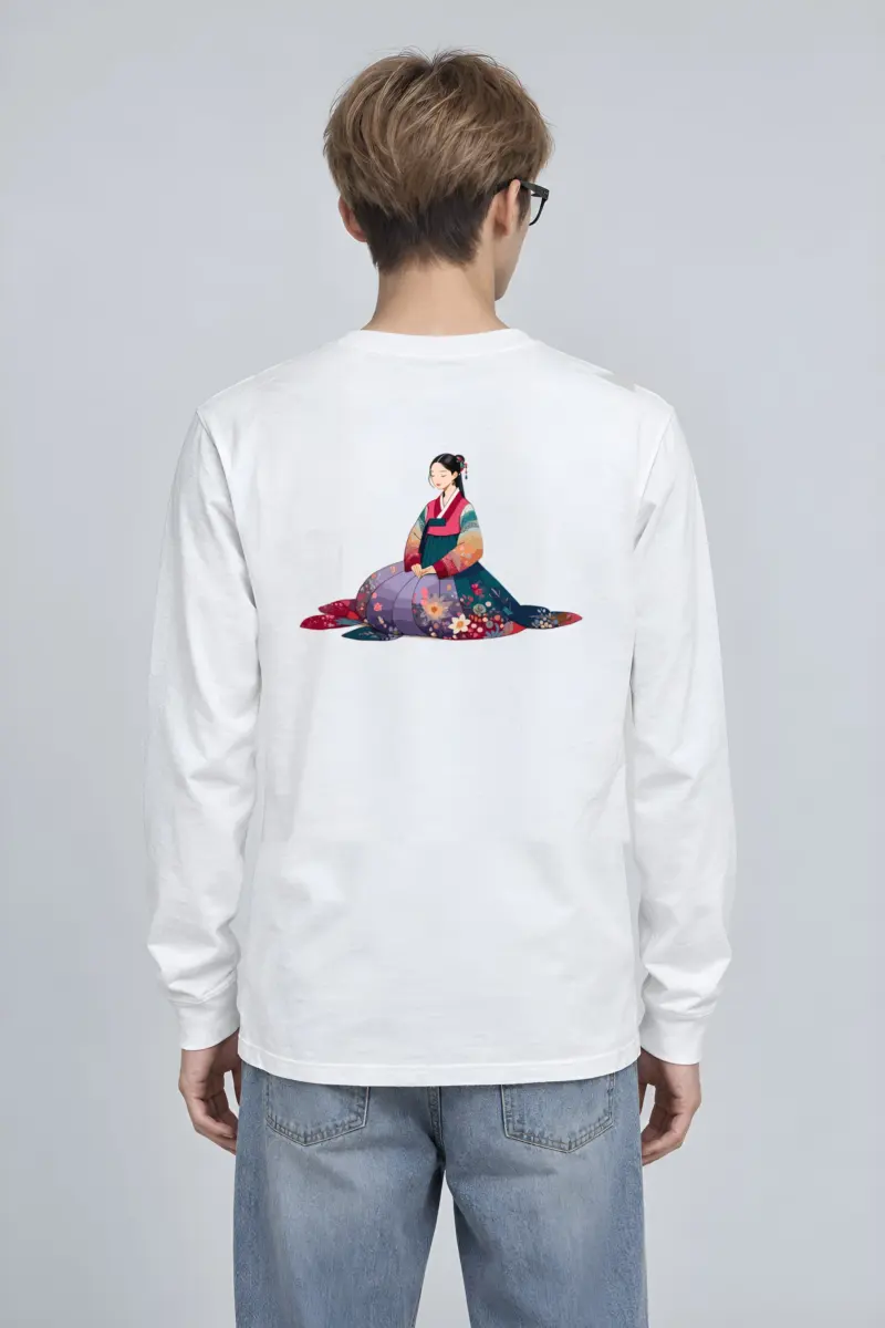 "Hanbok Reverie" Unisex Longsleeve T-shirt