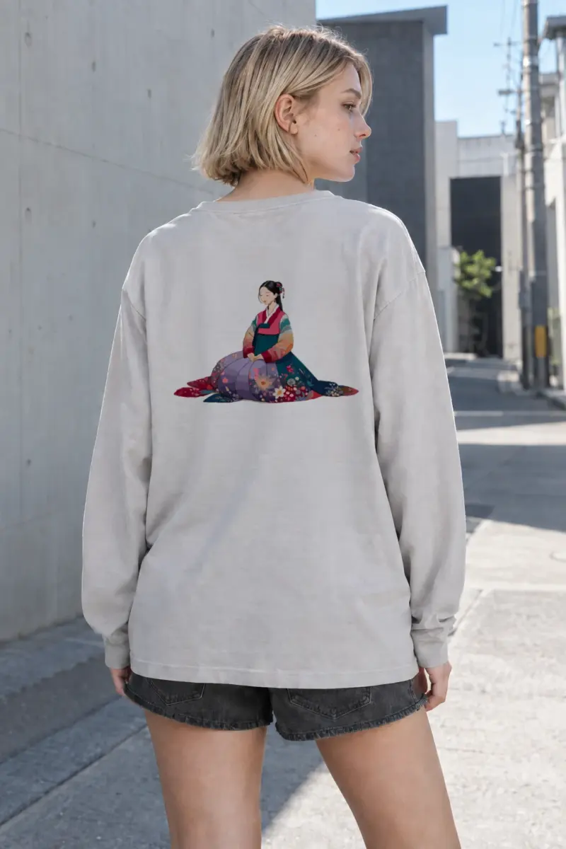 "Hanbok Reverie" Unisex Longsleeve T-shirt | Gildan 2400