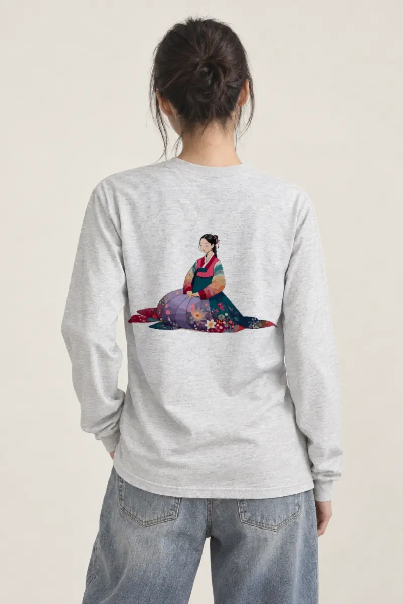 "Hanbok Reverie" Unisex Longsleeve T-shirt