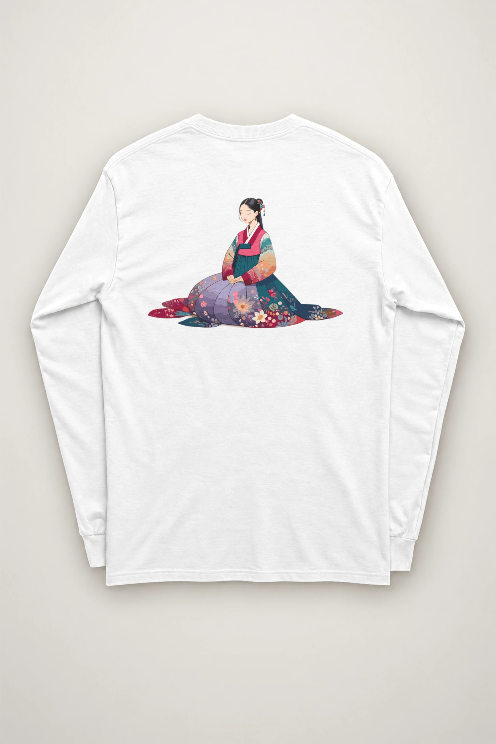 "Hanbok Reverie" Unisex Longsleeve T-shirt