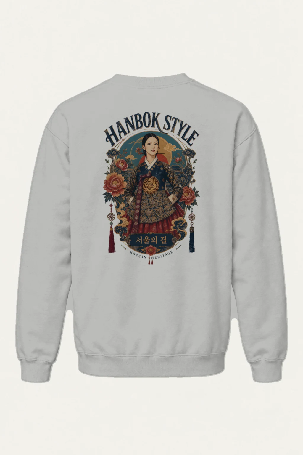 "Hanbok Style" Heavy Blend Unisex Crewneck Sweatshirt | Gildan 18000