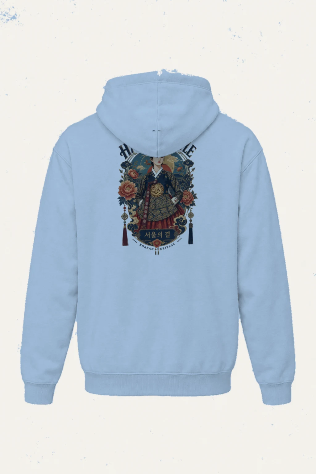 "Hanbok Style" Heavy Blend Unisex Pullover Hoodie | Gildan 18500