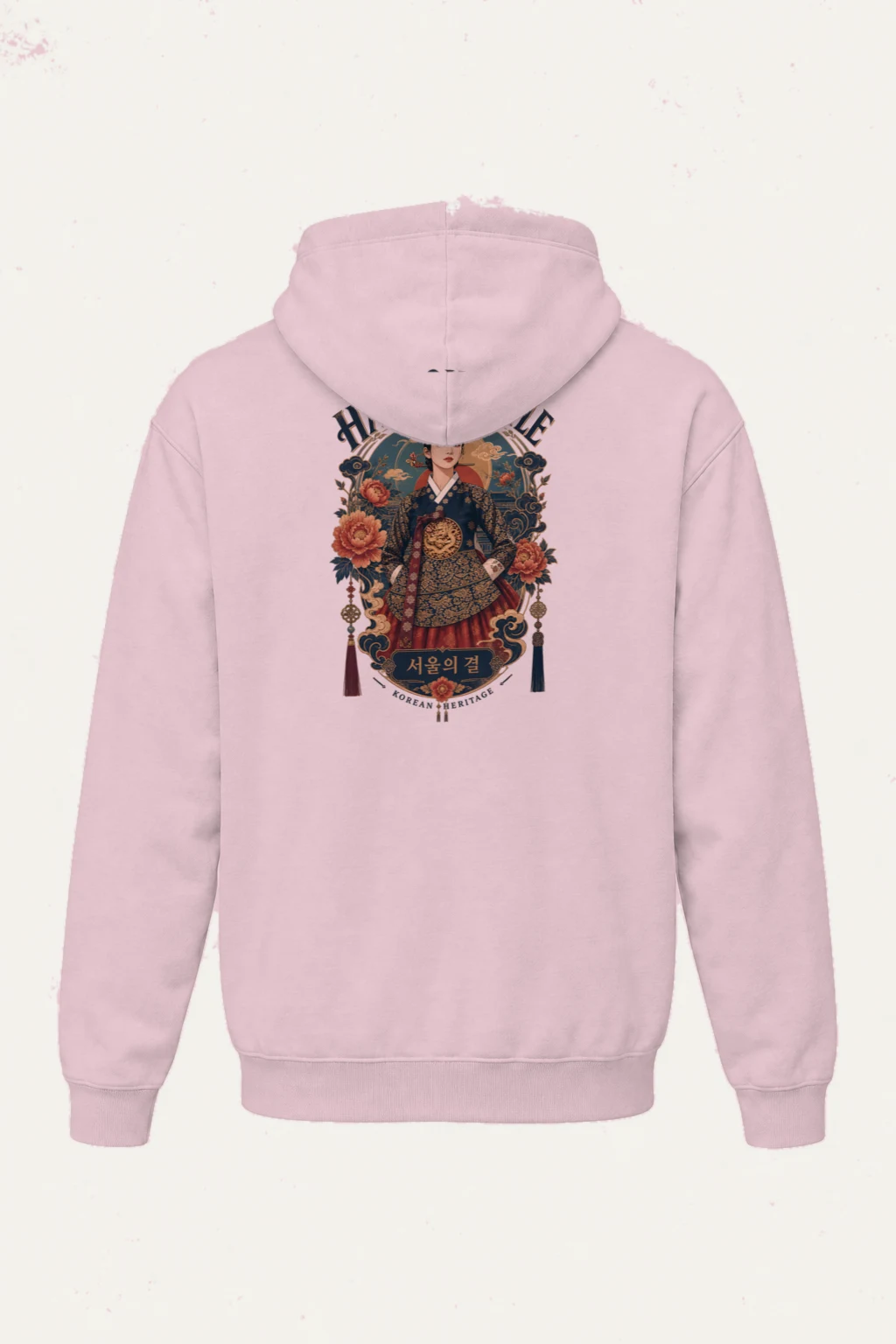 "Hanbok Style" Heavy Blend Unisex Pullover Hoodie | Gildan 18500