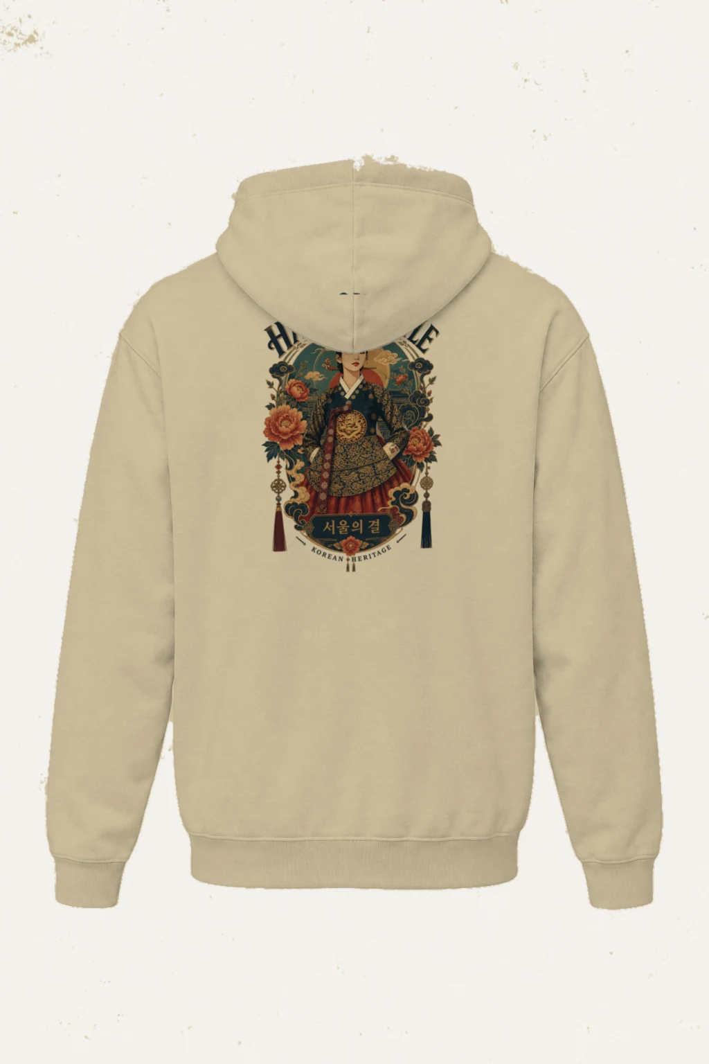 "Hanbok Style" Heavy Blend Unisex Pullover Hoodie | Gildan 18500