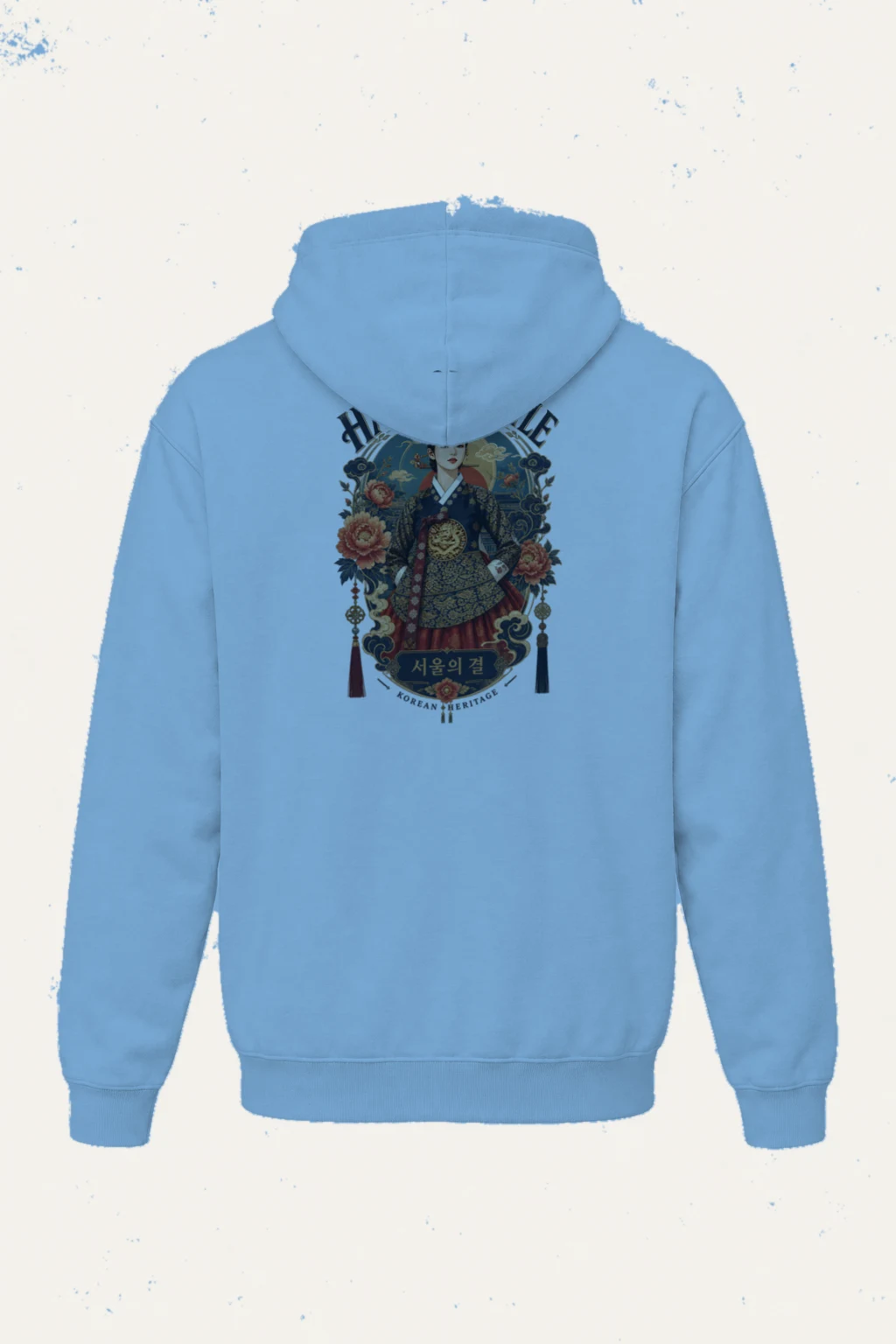 "Hanbok Style" Heavy Blend Unisex Pullover Hoodie | Gildan 18500