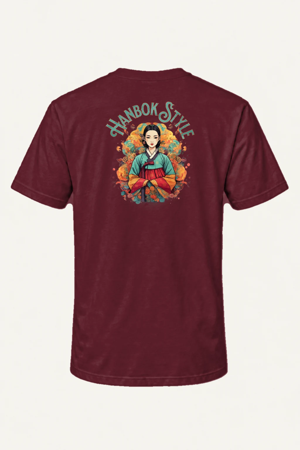 "Hanbok Style" Heavyweight Unisex Crewneck T-shirt | Gildan 5000