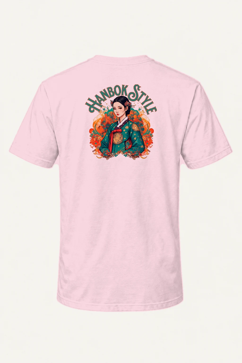 "Hanbok Style" Heavyweight Unisex Crewneck T-shirt | Gildan 5000