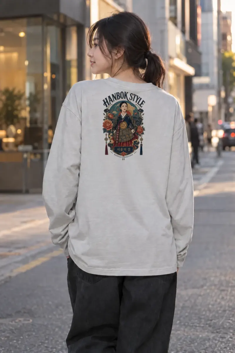"Hanbok Style" Unisex Longsleeve T-shirt | Gildan 2400